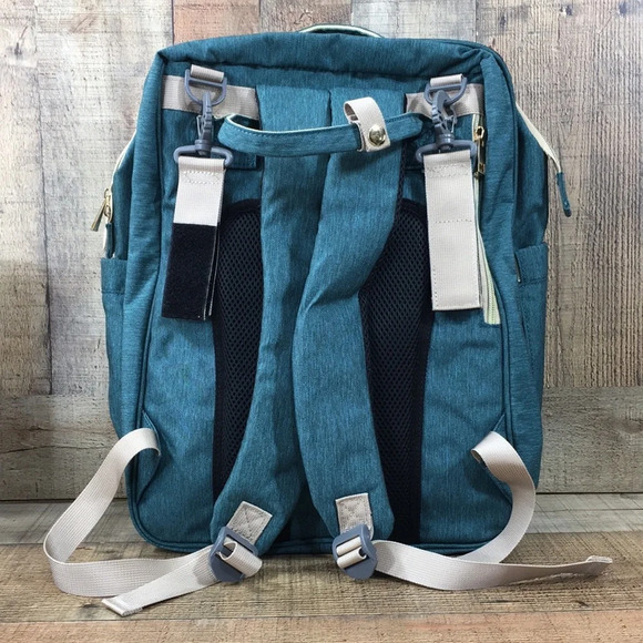 Zounich Blue Multifunctional Baby Diaper Bed Bag Travel‎ Backpack - Picture 5 of 16